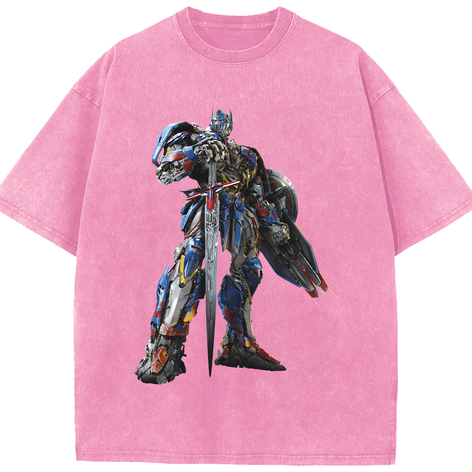 （画像用） Transformers トランスフォーマー 綿100% ヴィンテージ風 半袖Tシャツ（フロントプリント）